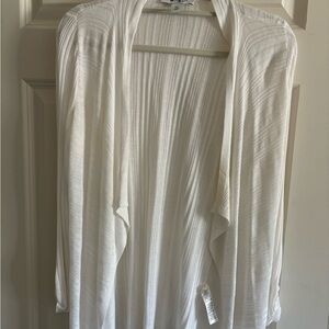 WHBM WATERFALL cardigan size small